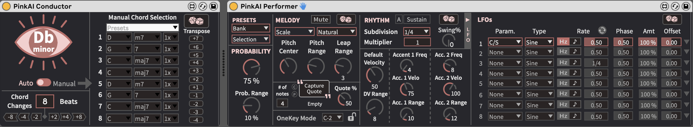 PinkAI Generative Composer